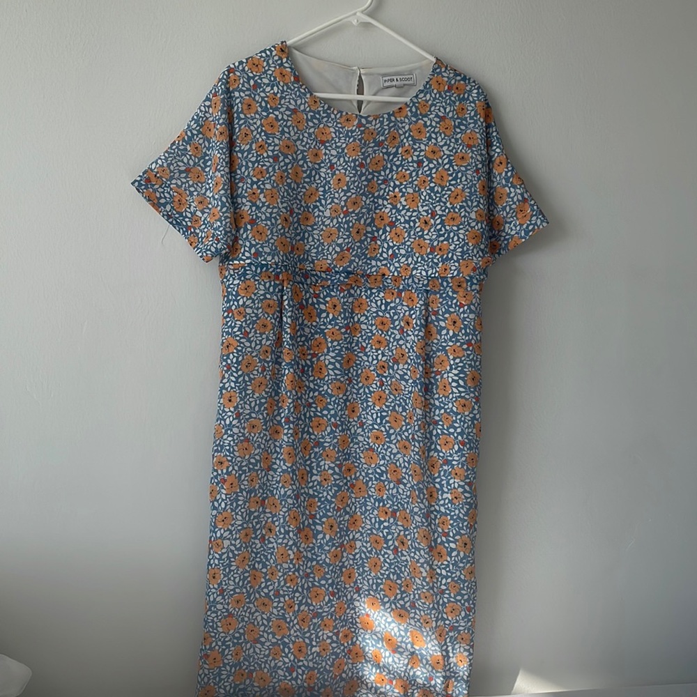 Piper and Scoot nursing friendly dress
